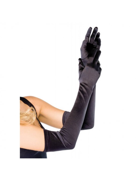 Extra Long Satin Gloves - nss4012004