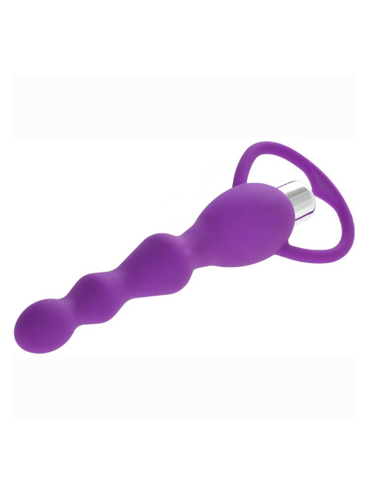 Silkey Vibrating Anal Beads Purple - nss4038193 Silkey Vibrating Anal Beads Purple - nss4038193