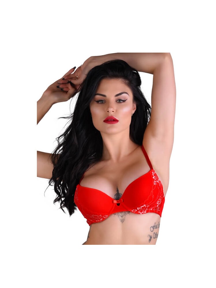 Daring Intimates Push-Up Bra 80C Red - nss4017063