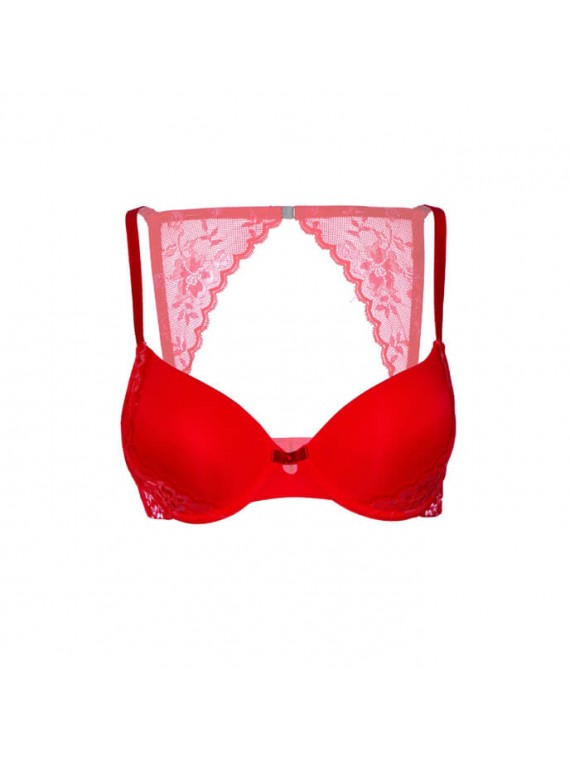 Daring Intimates Push-Up Bra 80C Red - nss4017063