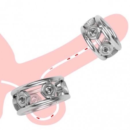 Large Spike Cock Ring - nss4020032