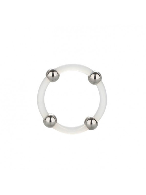 Silicone Ring Steel Beaded - nss4020043