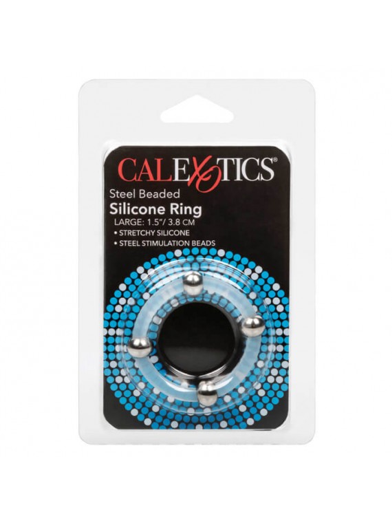 Silicone Ring Steel Beaded - nss4020043
