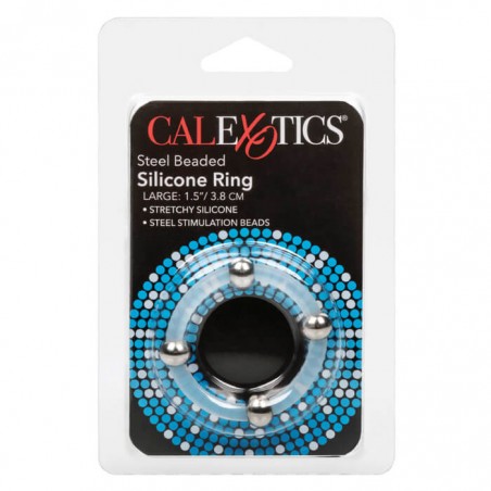 Silicone Ring Steel Beaded - nss4020043