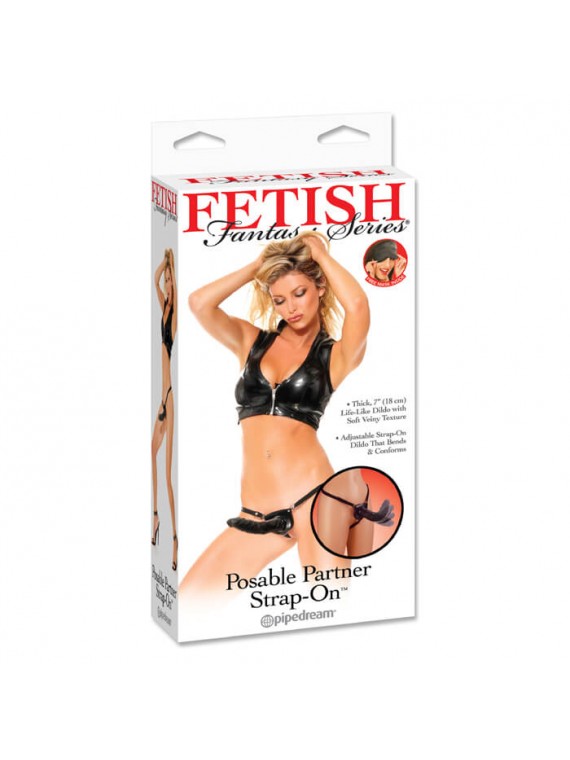 Posable Partner Strap-On Black - nss4060025