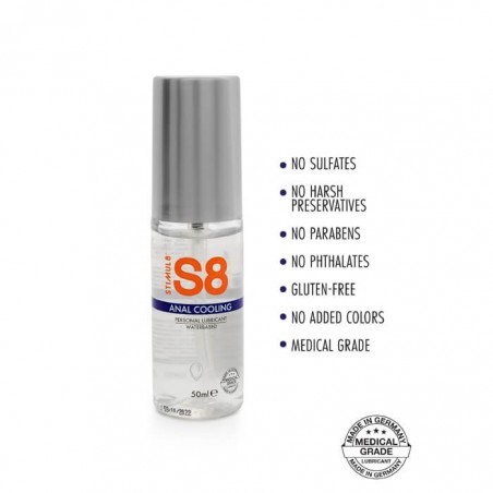 S8 WB Cooling Anal Lube 50ml - nss4091044