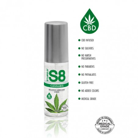 S8 Hybrid Cannabis Lube 50ml - nss4091045