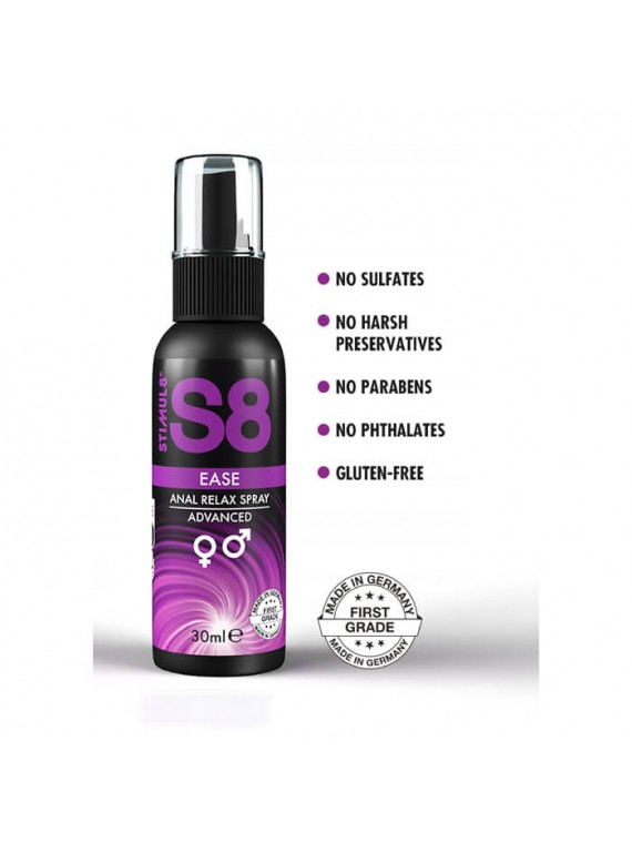 S8 Ease Anal Relax Spray 30ml - nss4091046