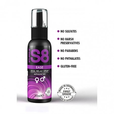 S8 Ease Anal Relax Spray 30ml - nss4091046