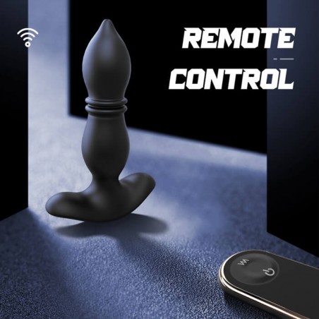 Black Magic Remote Anal Plug - nss4038225