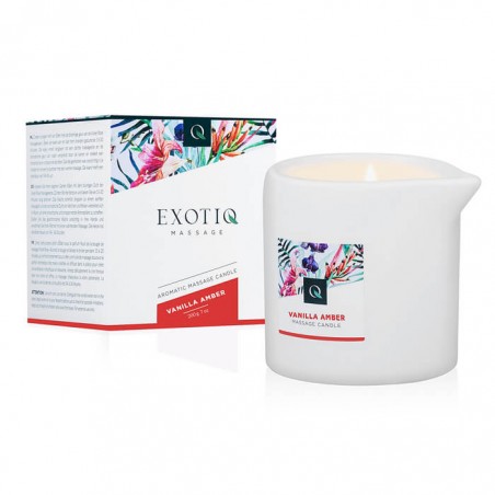 Exotiq Massage Candle Vanilla Amber 200g - nss4050114