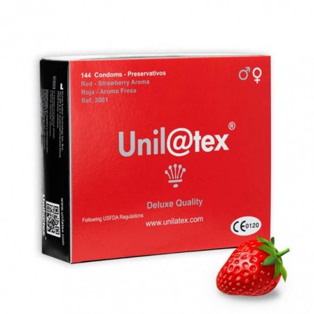 Unilatex Condoms Strawberry 144pics - nss4083043