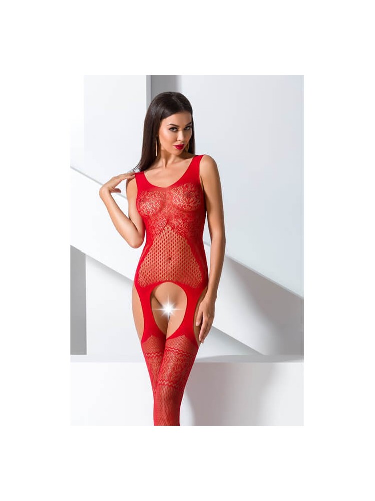 Passion Woman Bodystocking Red BS061 - nss4016077