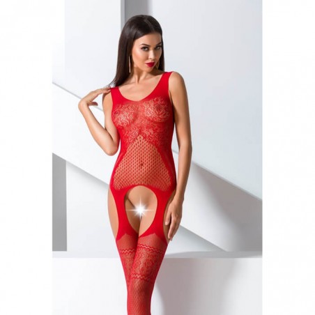 Passion Woman Bodystocking Red BS061 - nss4016077