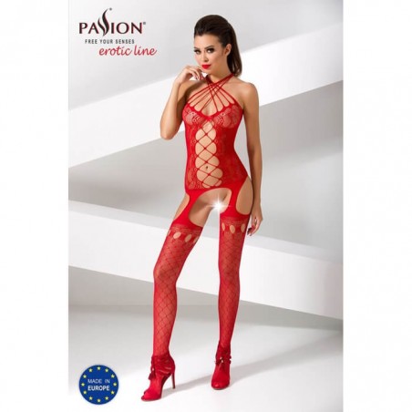 Passion Woman Bodystocking Red BS056 - nss4016085