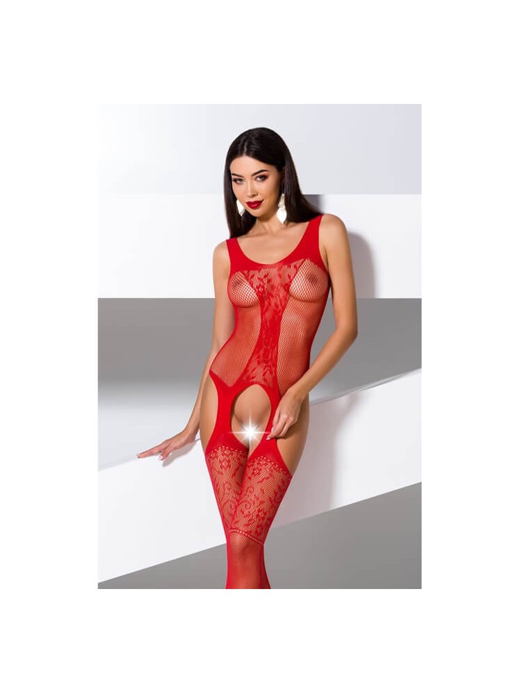 Passion Woman Bodystocking Red BS072 - nss4016124