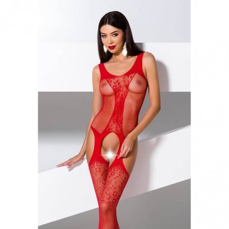 Passion Woman Bodystocking Red BS072 - nss4016124