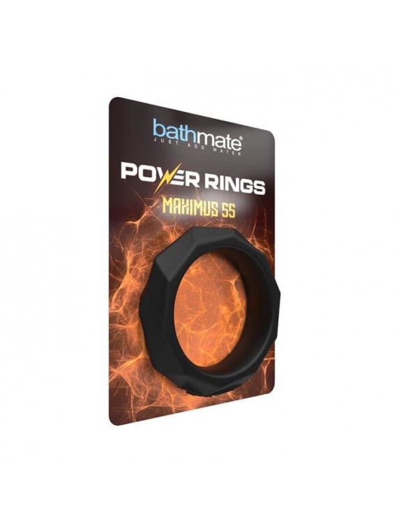 Bathmate Power Ring Maximus 55 Cock Ring Black - nss4020046