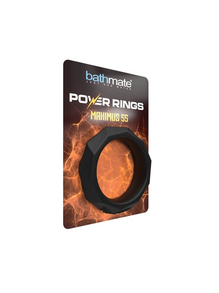 Bathmate Power Ring Maximus 55 Cock Ring Black - nss4020046