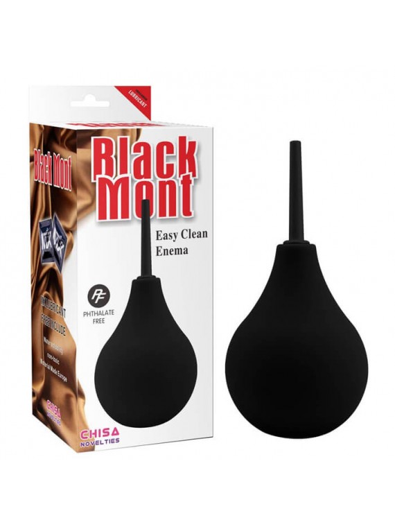 Anal Douche Easy Clean Black Mont 17cm - nss4050120