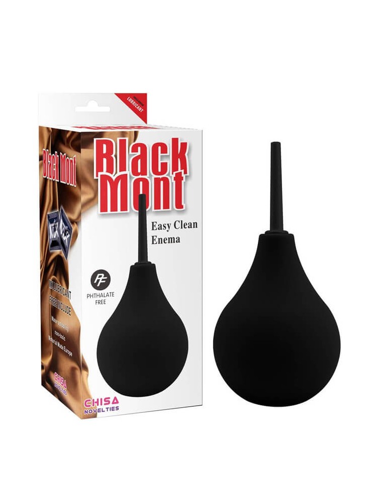 Anal Douche Easy Clean Black Mont 17cm - nss4050120