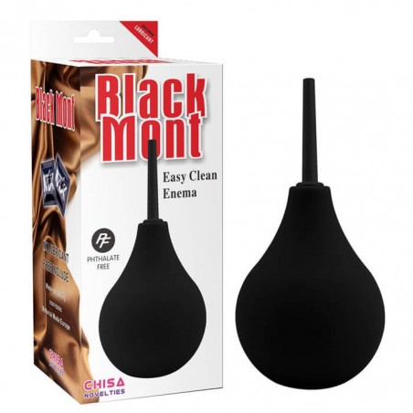 Anal Douche Easy Clean Black Mont 17cm - nss4050120