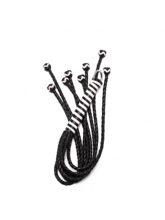 8 Tail Polish Leather Flogger 22 Inch - nss4052080