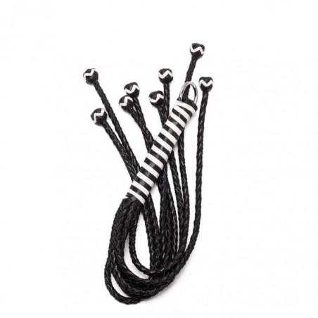 8 Tail Polish Leather Flogger 22 Inch - nss4052080