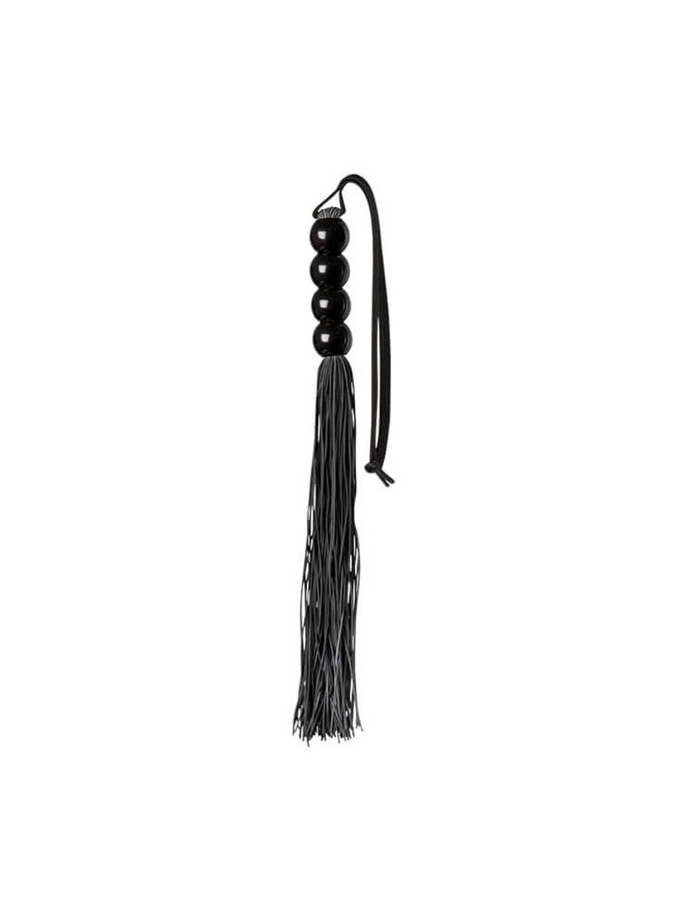 Guilty Pleasure - Silicone Flogger Whip Black - nss4052081