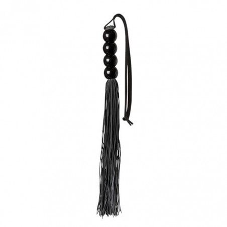 Guilty Pleasure - Silicone Flogger Whip Black - nss4052081