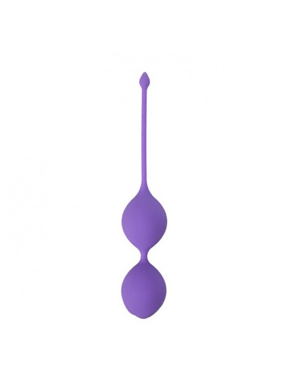 Duo Balls Purple Silicone - nss4090026