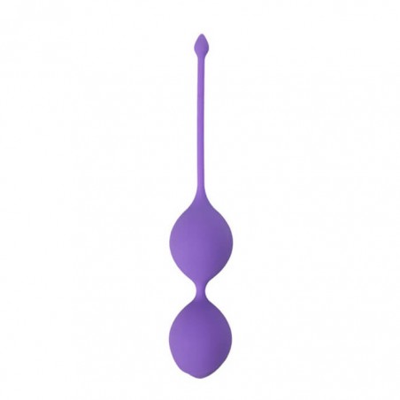 Duo Balls Purple Silicone - nss4090026