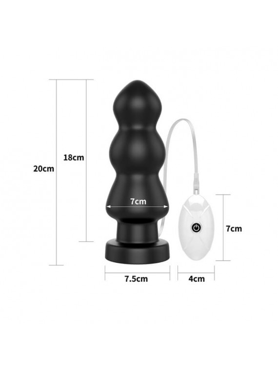 7.8″ King Sized Vibrating Anal Rigger - nss4038232