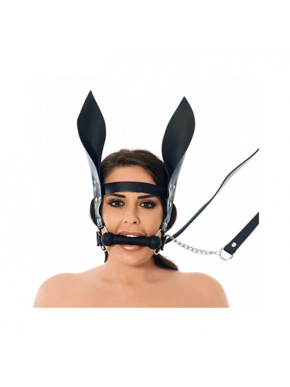 Mouthgag with Ears Leather - 