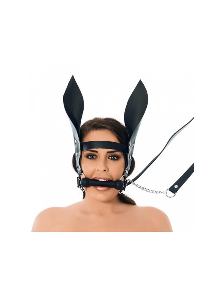 Mouthgag with Ears Leather - 