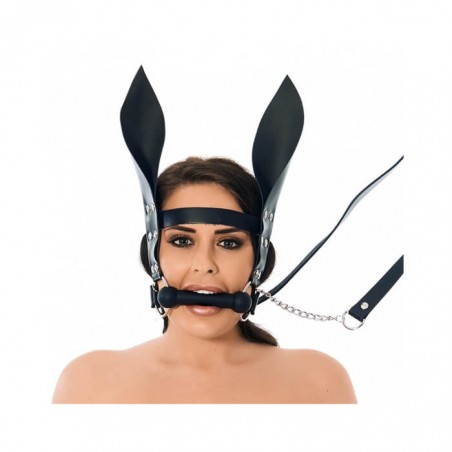 Mouthgag with Ears Leather - 