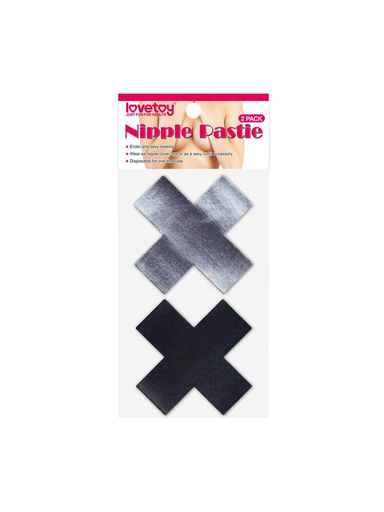 Nipple Pasties Cross 2pcs - nss4050126