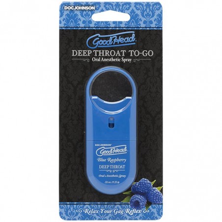 GoodHead Deep Throat Spray To-Go - Blue Raspberry - nss4091058
