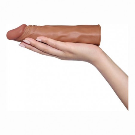 Add 2″ Pleasure X Tender Penis Sleeve Brown - nss4050127