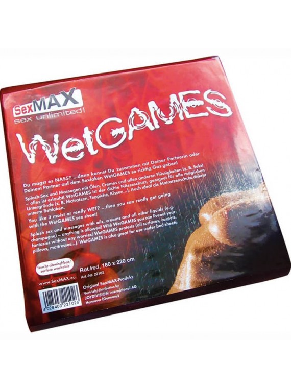 Sexmax Wetgames Red Vinyl 180x220 cm - nss4050129