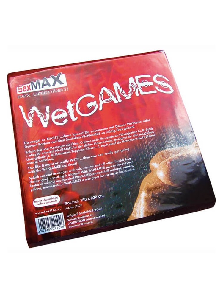 Sexmax Wetgames Red Vinyl 180x220 cm - nss4050129