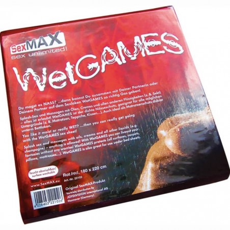 Sexmax Wetgames Red Vinyl 180x220 cm - nss4050129