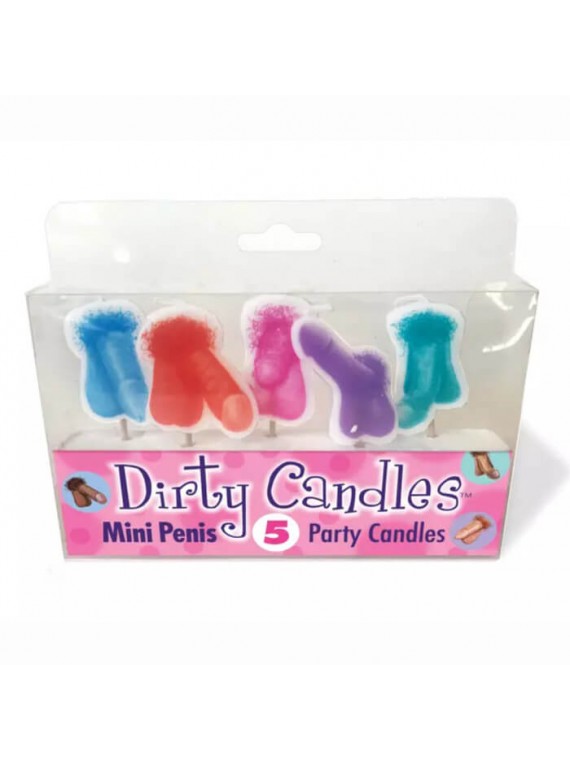 Mini Penis Dirty Candle Set 5 - nss4064046