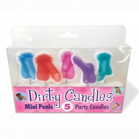 Mini Penis Dirty Candle Set 5 - nss4064046