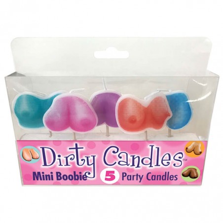 Mini Boobie Dirty Candle Set 5 - nss4064047