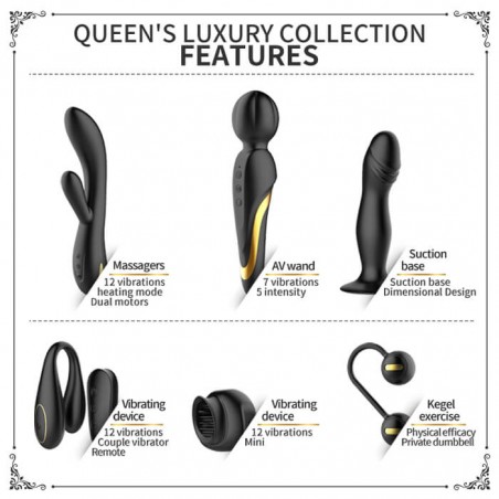 Pretty Love Queens Luxury Collection Black/Gold - nss4034039