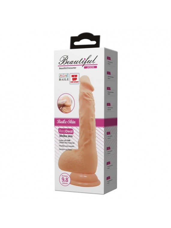 Beautiful Jason 9,8 ” Vibrating Dildo - nss4032134