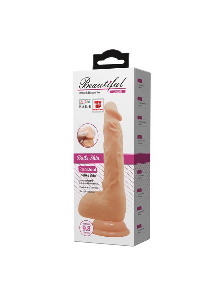 Beautiful Jason 9,8 ” Vibrating Dildo - nss4032134