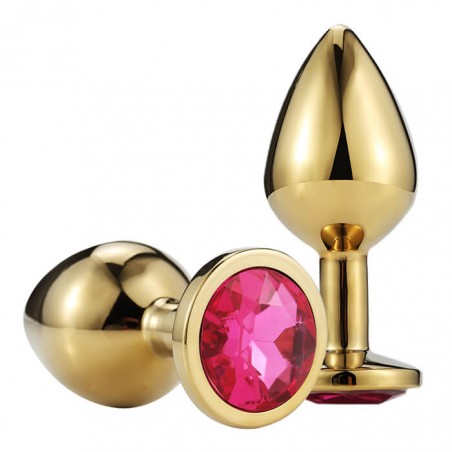 Buttplug Small Gold/Pink - nss4038265