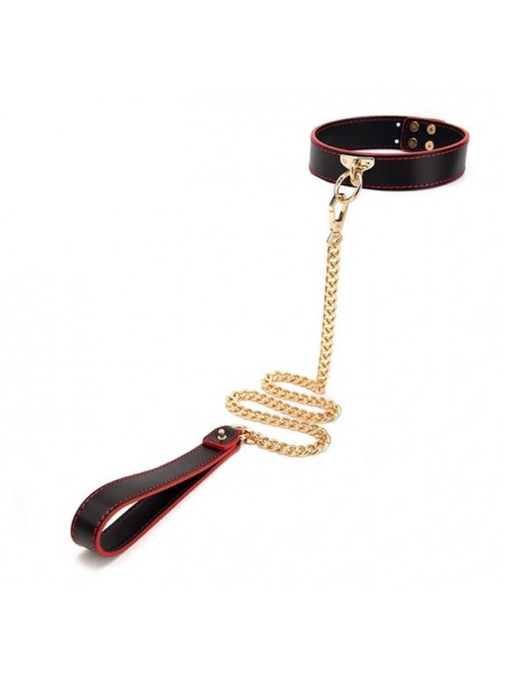 Tight Me Collar & Leash Black - nss4055081